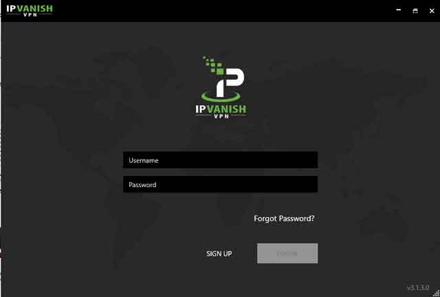ipvanish username and password