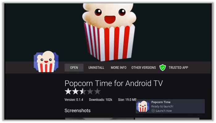 popcorn time for samsung smart tv