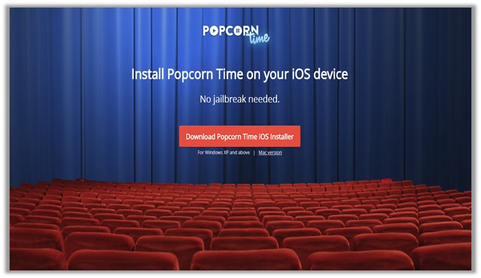 popcorn time ios installer not working